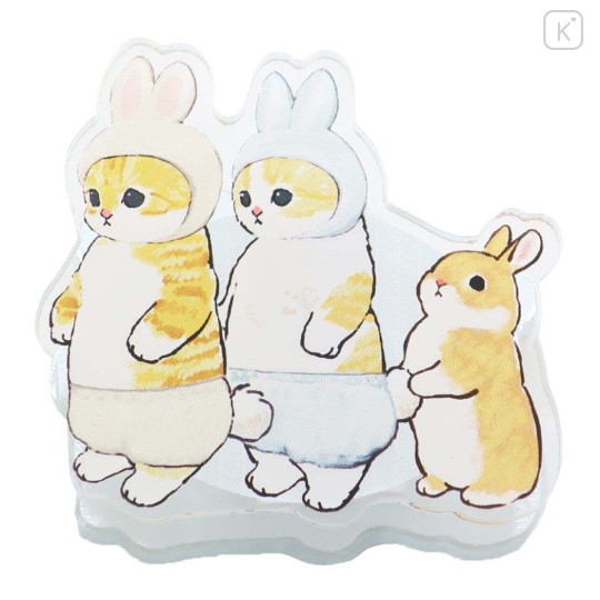 Japan Mofusand Acrylic Clip - Cat / Bunny - 1