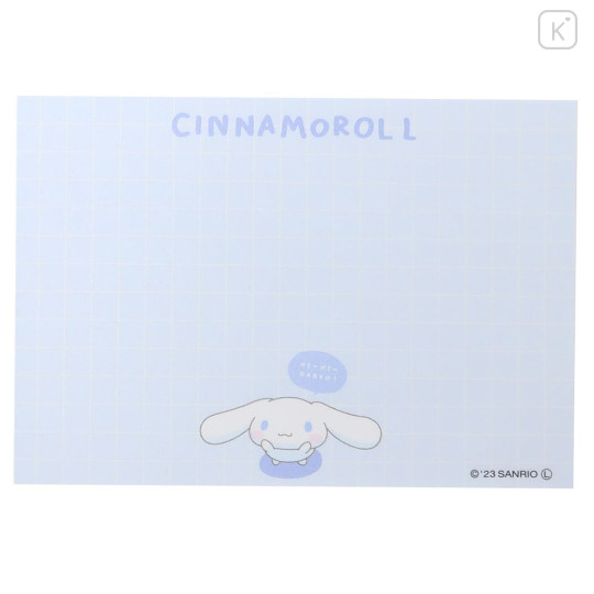 Japan Sanrio Mini Notepad - Cinnamoroll / Toddler Look Up For Hug - 3