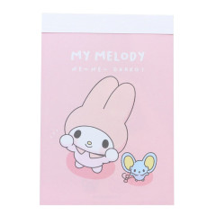 Japan Sanrio Mini Notepad - My Melody / Look Up For Hug