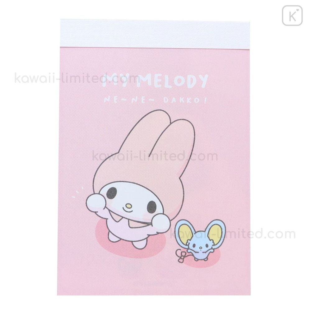 Japan Sanrio Mini Notebook - My Melody / Ribbon