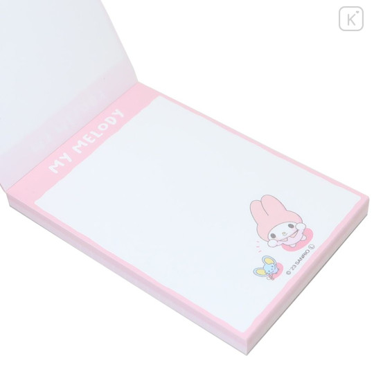 Japan Sanrio Mini Notepad - My Melody / Toddler Look Up For Hug - 2