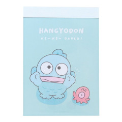 Japan Sanrio Mini Notepad - Hangyodon / Look Up For Hug