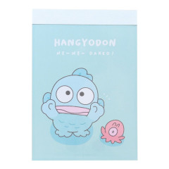 Japan Sanrio Mini Notepad - Hangyodon / Toddler Look Up For Hug