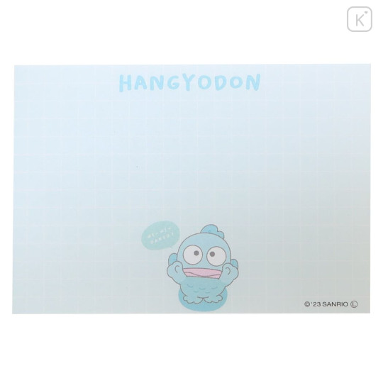 Japan Sanrio Mini Notepad - Hangyodon / Look Up For Hug - 3