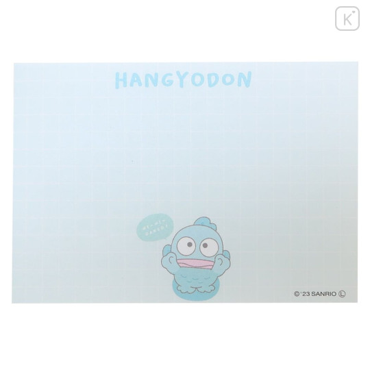 Japan Sanrio Mini Notepad - Hangyodon / Toddler Look Up For Hug - 3