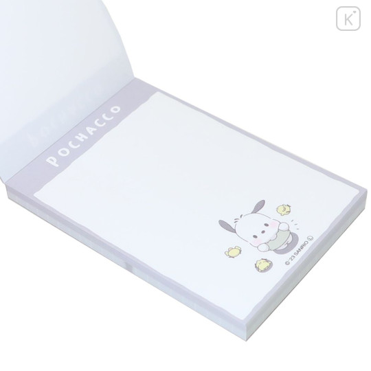 Japan Sanrio Mini Notepad - Pochacco / Look Up For Hug - 2