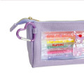 Japan Sanrio Pen Case Pouch - Kuromi / Grape Soda - 3