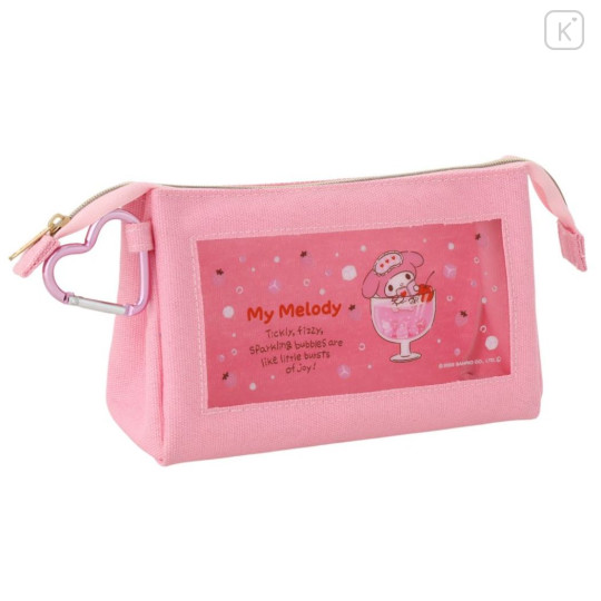 Japan Sanrio Pen Case Pouch - My Melody / Grape Soda - 1