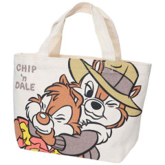 Japan Disney Mini Tote Bag Lunch Bag - Chip & Dale