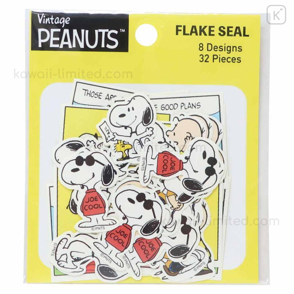 Japan Peanuts Sticker Pack - Snoopy / Charlie Yellow