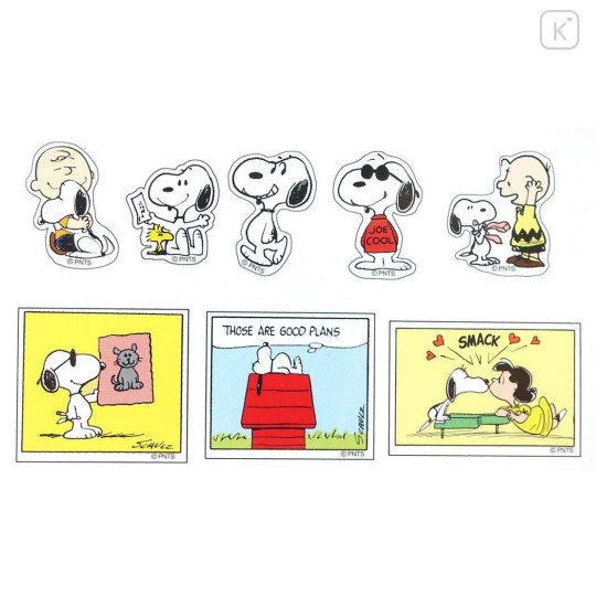 Japan Peanuts Sticker Pack - Snoopy / Charlie Yellow - 2