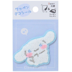 Japan Sanrio Embroidery Iron-on Patch Deco Sticker - Cinnamoroll