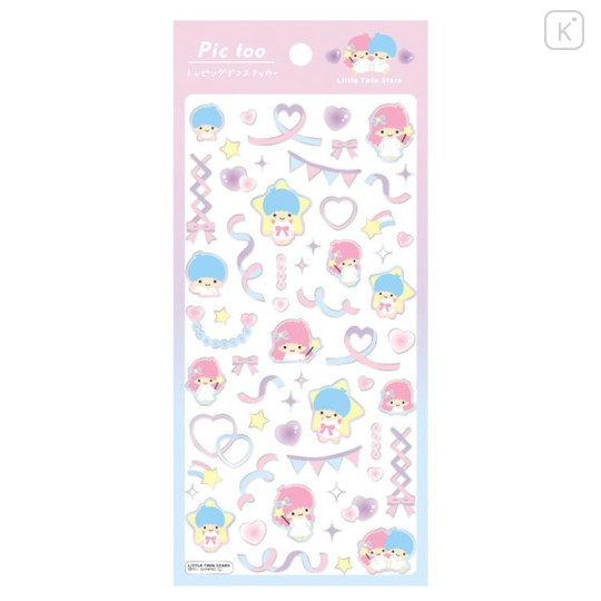 Japan Sanrio Topping Party Sticker - Little Twin Stars - 1