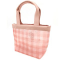 Japan Sanrio Mini Tote Mesh Bag - My Melody / Pink Stripe - 2