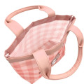 Japan Sanrio Mini Tote Mesh Bag - My Melody / Pink Stripe - 3
