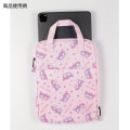 Japan Sanrio Tablet Gadget Multi Case 11 Inch - Kuromi & Meloy / Pink - 4