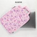 Japan Sanrio Tablet Gadget Multi Case 13 Inch - Kuromi & Meloy / Pink - 4