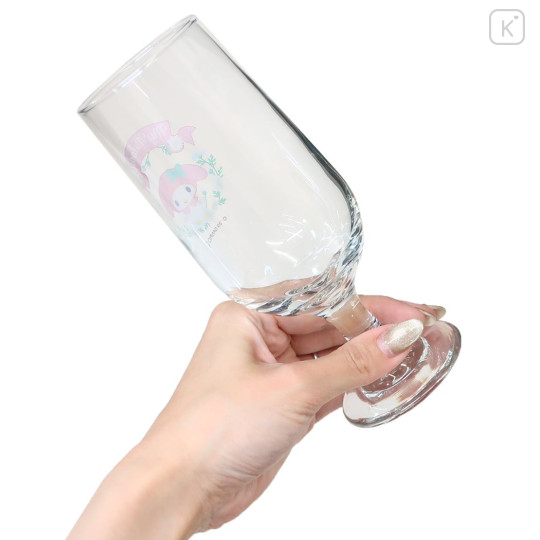 Japan Sanrio Soda Glass - My Melody / Flora - 2