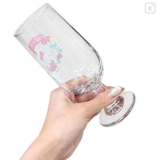 Japan Sanrio Soda Glass - Hello Kitty / Flora - 2