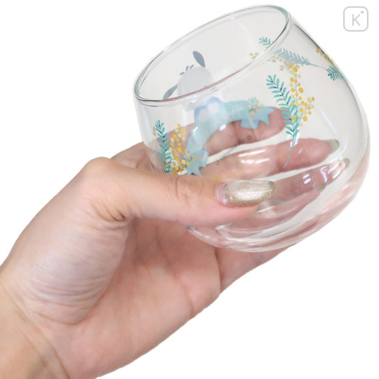 Japan Sanrio Swaying Glass Tumbler - Pochacco / Flora - 2