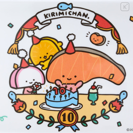 Japan Sanrio Original Melamine Tray - Kirimichan / 10th Anniversary - 3