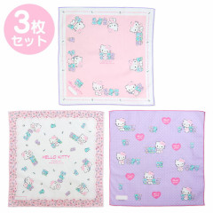 Japan Sanrio Original Lunch Cloth 3pcs Set - Hello Kitty