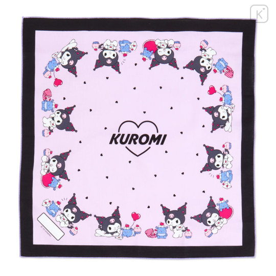 Japan Sanrio Original Lunch Cloth 3pcs Set - Kuromi - 2