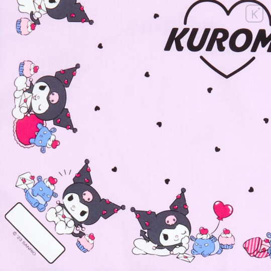 Japan Sanrio Original Lunch Cloth 3pcs Set - Kuromi - 6