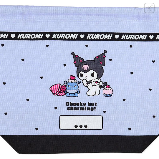 Japan Sanrio Original Lunch Bag - Kuromi - 4