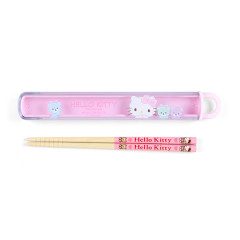 Japan Sanrio Original Chopsticks with Case - Hello Kitty