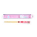 Japan Sanrio Original Chopsticks with Case - Hello Kitty - 1