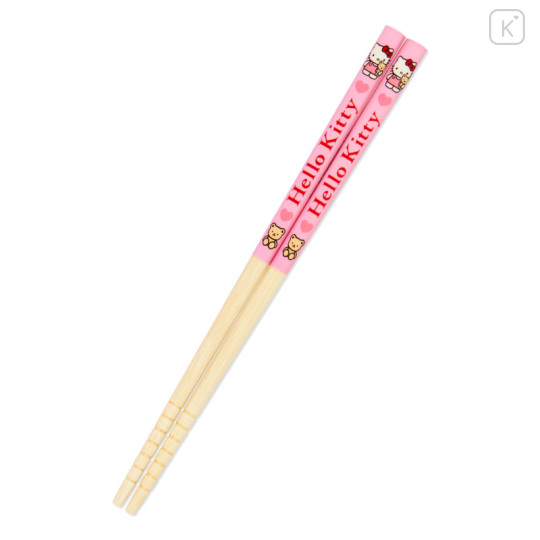 Japan Sanrio Original Chopsticks with Case - Hello Kitty - 2