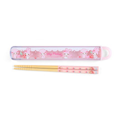 Japan Sanrio Original Chopsticks with Case - My Melody
