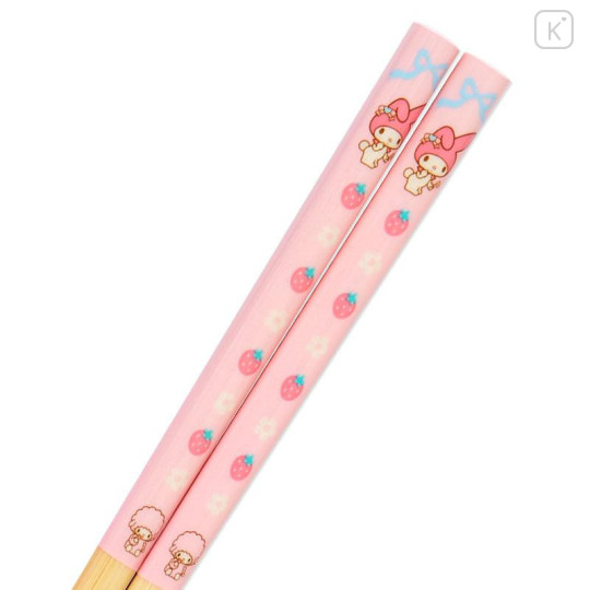 Japan Sanrio Original Chopsticks with Case - My Melody - 4