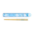 Japan Sanrio Original Chopsticks with Case - Cinnamoroll - 1