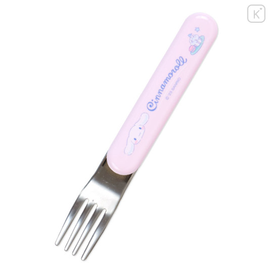 Japan Sanrio Original Bento Lunch Cutlery Set Spoon Fork - Cinnamoroll - 2