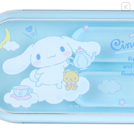 Japan Sanrio Original Bento Lunch Cutlery Set Spoon Fork - Cinnamoroll - 4