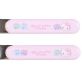 Japan Sanrio Original Bento Lunch Cutlery Set Spoon Fork Chopstick - Hello Kitty / Pink - 6