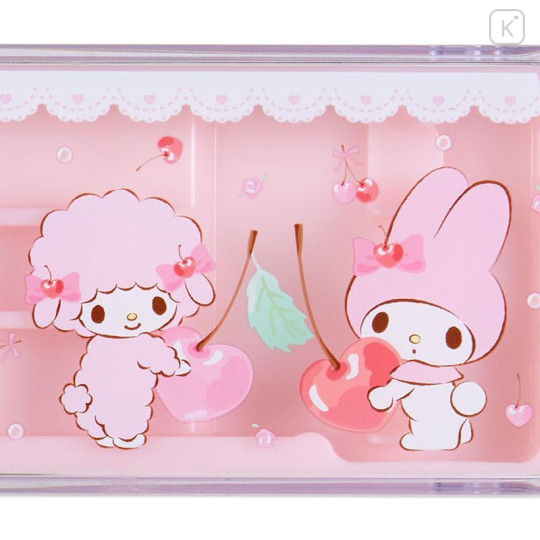 Japan Sanrio Original Bento Lunch Cutlery Set Spoon Fork Chopstick - My Melody & My Sweet Piano - 5