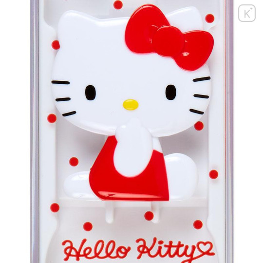 Japan Sanrio Original Lunch Trio Cutlery Set - Hello Kitty / Relief - 5