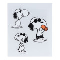Japan Peanuts Vinyl Deco Sticker Set - Snoopy / Sunglasses - 2