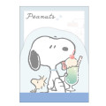 Japan Peanuts Diecut Mini Notepad - Snoopy / Soda - 1