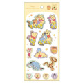 Japan Disney Shake Shake Capsule Seal Sticker - Winnie The Pooh 3D - 1