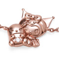 Japan Sanrio Bracelet - Kuromi & Baku : Pink Gold - 2