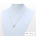 Japan Sanrio Necklace - Kuromi & Baku : Silver - 2