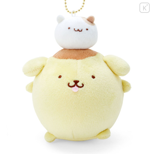 Japan Sanrio Original Mascot Holder - Pompompurin : Round - 2