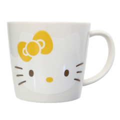 Japan Sanrio Porcelain Mug Set - Hello Kitty Sisters / Mimmy