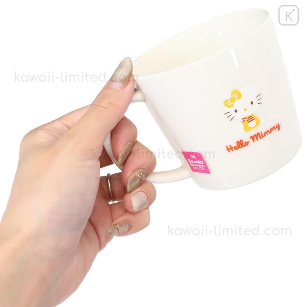 Japan Sanrio Porcelain Mug - Hello Mimmy | Kawaii Limited