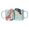 Japan Disney Ceramics Mug Set - Little Mermaid & Prince - 1