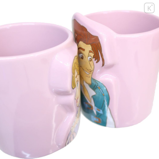 Japan Disney Ceramics Mug Set - Rapunzel & Boyfriend - 3